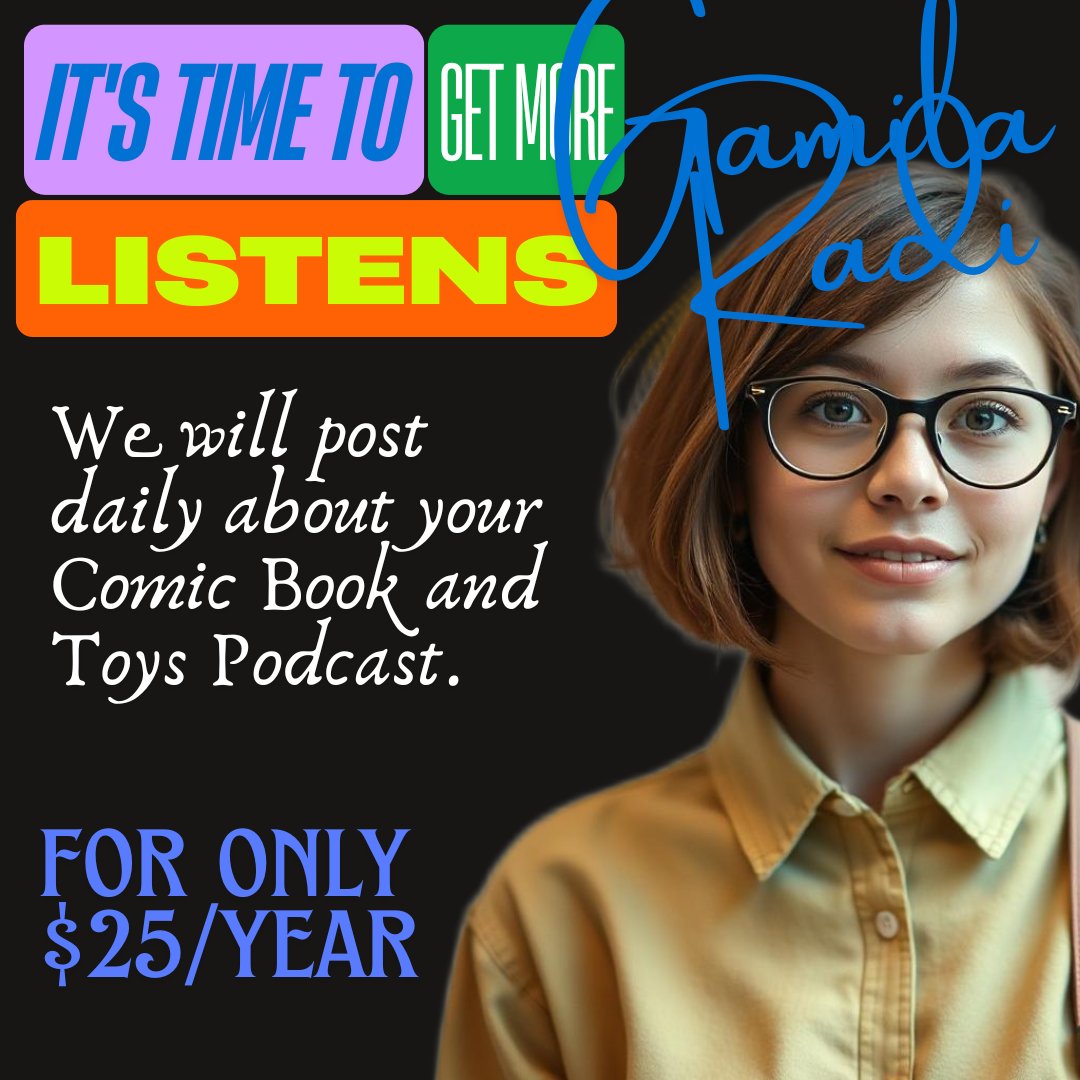 Overlord of Comics and toys (@cbc_ol) on Twitter photo For Only $25/year, we will post DAILY about your Comic/Toy relasted podcast ( w/ up to 6 post variants), and elevate throughout the Overlord Empire
<a href="/pds_ol/">Podcast Stories w/Garrett Loomer</a> <a href="/tpc_ol/">Clynt 'Nay Nay' Montgomery, The Podcast Collector</a> @wh2pod @things_ol <a href="/sports_ol/">Sports Overlord</a> @pcast_ol <a href="/ncore_ol/">Nerdcore Overlord</a>
See store page for more details ko-fi.com/s/036ee1d3ed For Only $25/year, we will post DAILY about your Comic/Toy relasted podcast ( w/ up to 6 post variants), and elevate throughout the Overlord Empire
<a href="/pds_ol/">Podcast Stories w/Garrett Loomer</a> <a href="/tpc_ol/">Clynt 'Nay Nay' Montgomery, The Podcast Collector</a> @wh2pod @things_ol <a href="/sports_ol/">Sports Overlord</a> @pcast_ol <a href="/ncore_ol/">Nerdcore Overlord</a>
See store page for more details ko-fi.com/s/036ee1d3ed