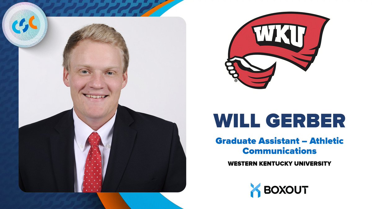 CSCcareers's tweet photo. Congratulations to @willgerber_02!

Hired ➡️ Graduate Assistant - Athletic Communications

📍 @WKUSports https://t.co/R2vAcePuTH