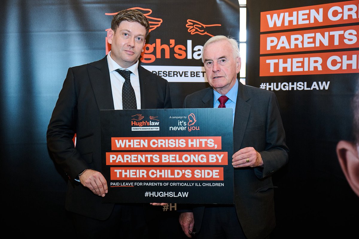 ItsNeverYou22's tweet photo. Was lovely to meet @johnmcdonnellMP at our drop-in event on Tuesday.

Thank you for showing your support for #HughsLaw parents of critically ill children deserve the right to be by their child's side when crisis hits.

#ParentsDeserveBetter #ItsNeverYou https://t.co/6t7wUGhUia