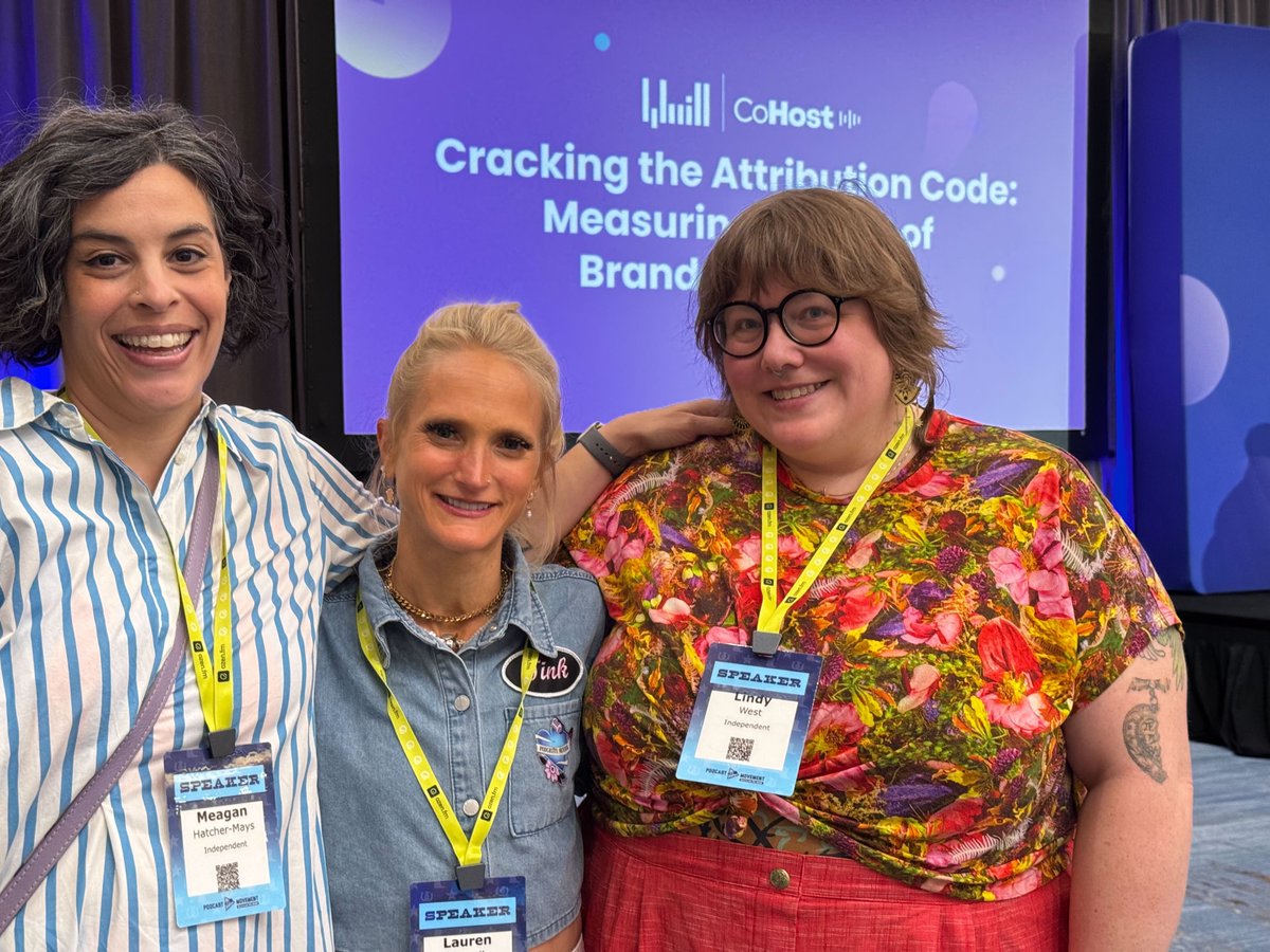 tinkmediaco's tweet photo. It's never too late for a @PodcastMovement recap post! Dallas, we sure had a blast✨

From IRL meetings with clients and getting to meet some of our favorite podcasters, to panel discussions and keynoting for the first time(!), we were VERY busy at PM. https://t.co/sl9mUKlg4P