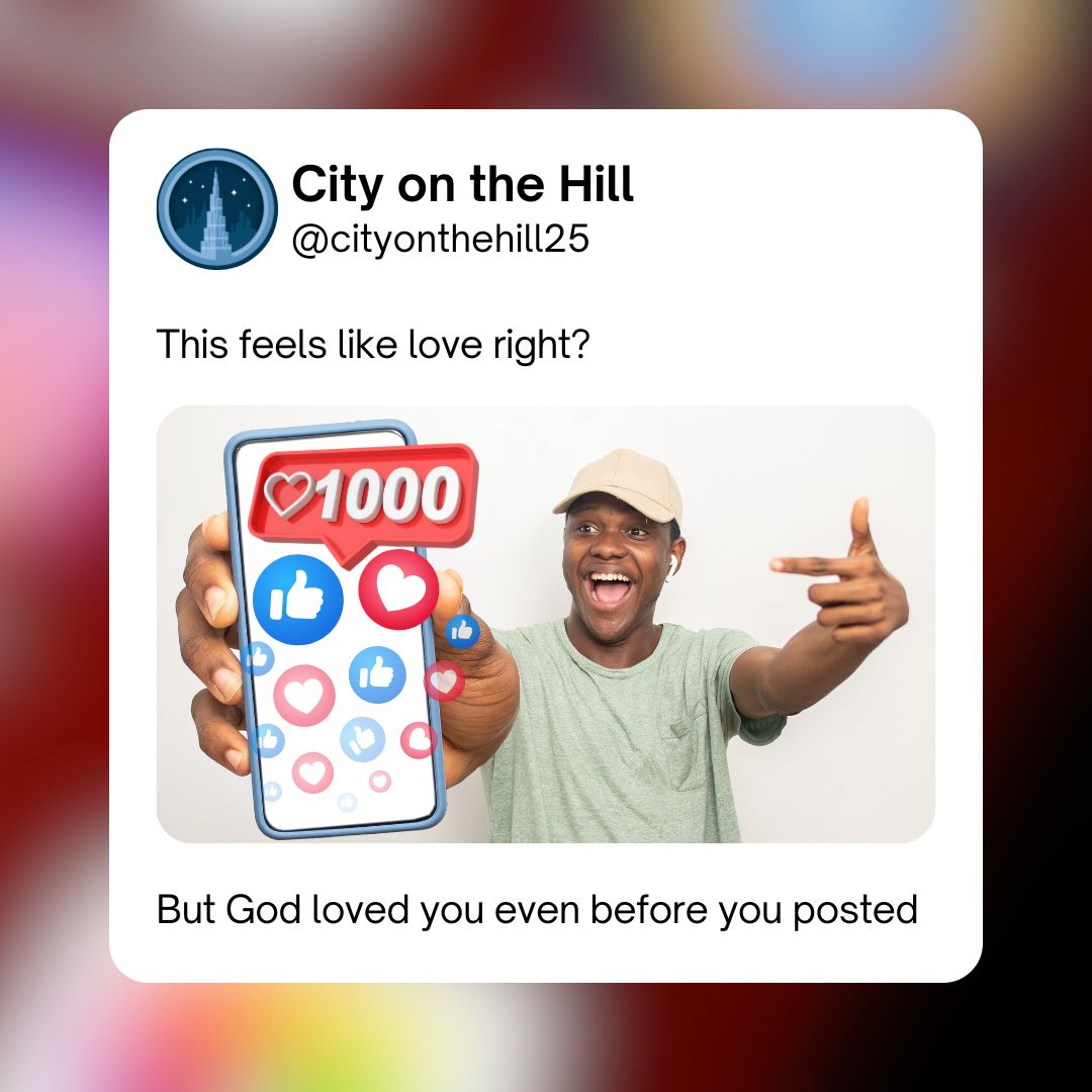 Cityonthehill25's tweet photo. 1000 likes feels good, right? ❤️👍🏽
But here’s the truth: God loved you before you ever posted. ✝️💌

His love isn’t based on algorithms - it’s eternal, unconditional, and always present.

And because of that love, you’re never alone. https://t.co/QFI5FimLU2