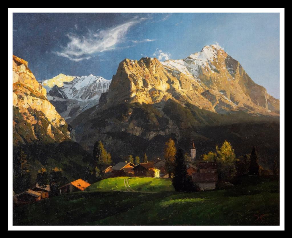 abderoud's tweet image. "Evening in an Alpine Village", 2024
By Sergey Hamalyan
Contemporary Painting.