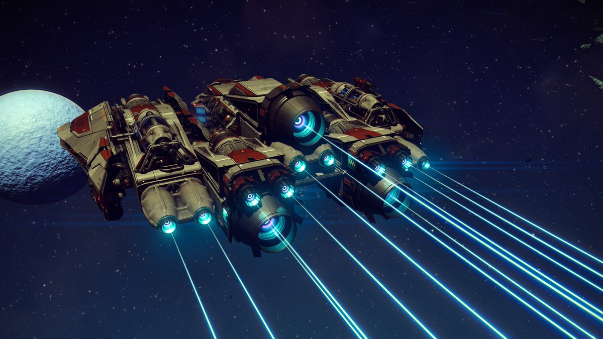 NCaptainsteve's tweet photo. #NoMansSky Ship building is pretty addictive...lol https://t.co/2uiCVF1szV