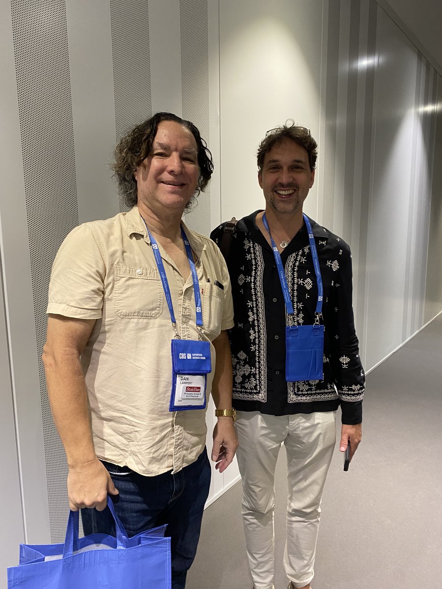 OrlandoStoics's tweet image. From the recent AOM conference, StoicDan made new friends and allies to help further Humanistic practices at work. #humanistic #flourishing #philosophy #workplace #wisdom