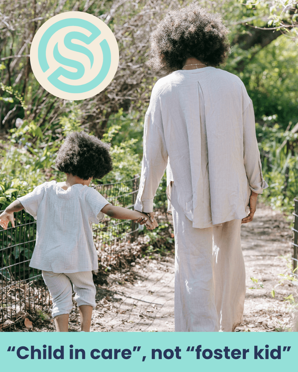 BetheSourceCO's tweet photo. Say this, not that!

Instead of "foster kid", say "child in care" or "child experiencing child welfare".

Join us as we improve our language around child welfare.

#bethesourceco #healingcentered #traumainformed #thisisfostercare  #kinshipcare #nonprofit #colorado https://t.co/4OyhyQcEMY
