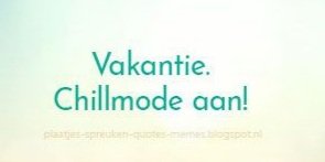 Zo, ik heb vakantie! Even geen werk, geen vrijwilligerswerk, maar vnl me-time 🙏