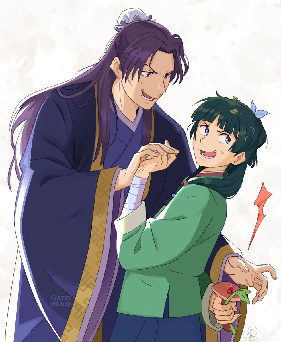 gato_iberico's tweet image. Caught mushroom-handed 🍄‍ #TheApothecaryDiaries