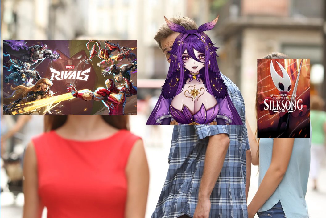 IM BUG !! BUG PLAY SILK SONG YAAAAAAH
(but my heart still yearns for marvel rivals)

twitch.tv/sambiyx