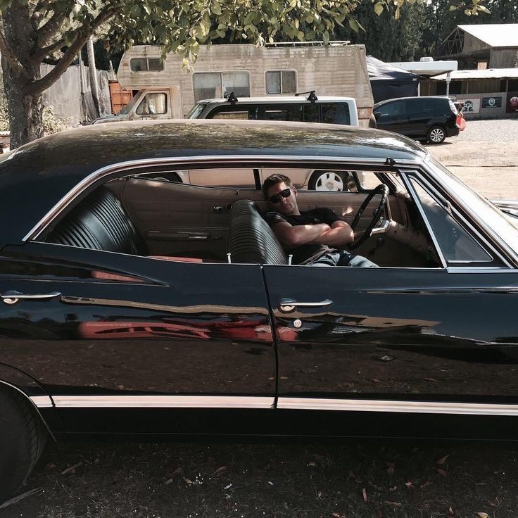 Dean resting in his Baby