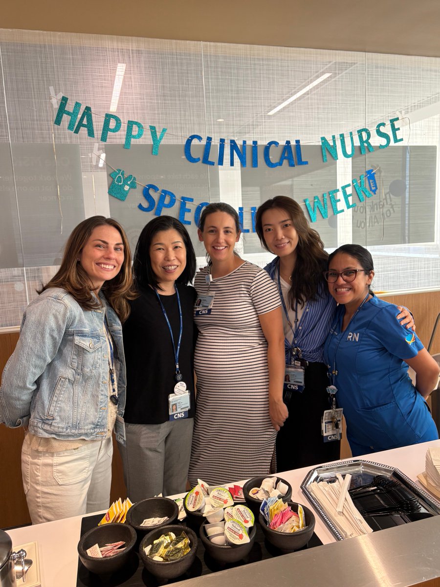 MSKCancerCenter's tweet photo. ✨ As part of #ClinicalNurseSpecialistsWeek, we celebrated the heart, expertise, and leadership that our CNSs bring to MSK every day with a group breakfast, luncheon, and a @NACNS webinar. From coffee to connection, it's been a wonderful few days full of gratitude and good vibes. https://t.co/GQWDwWua1u