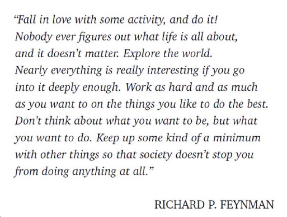 arjunkhemani's tweet image. The best way to live.