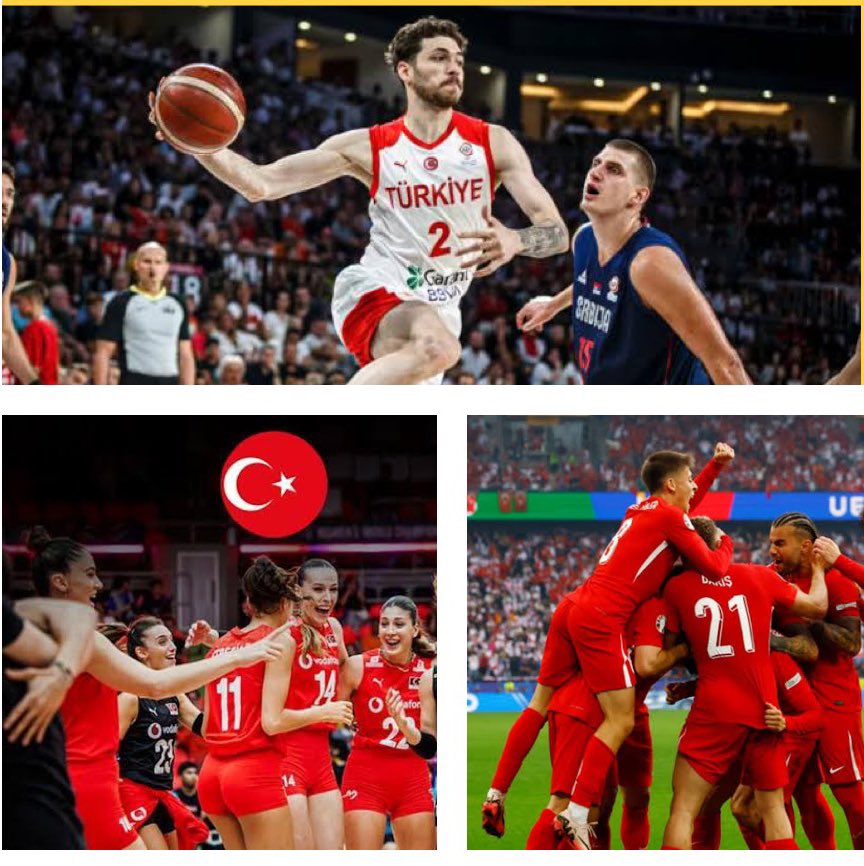 Milli Takımlarımızdan gurur verici sonuçlar.. Tebrikler..#millitakımlar <a href="/TVForgtr/">Türkiye Voleybol Federasyonu</a> <a href="/TFF_Org/">TFF</a> <a href="/TBF/">TBF</a>