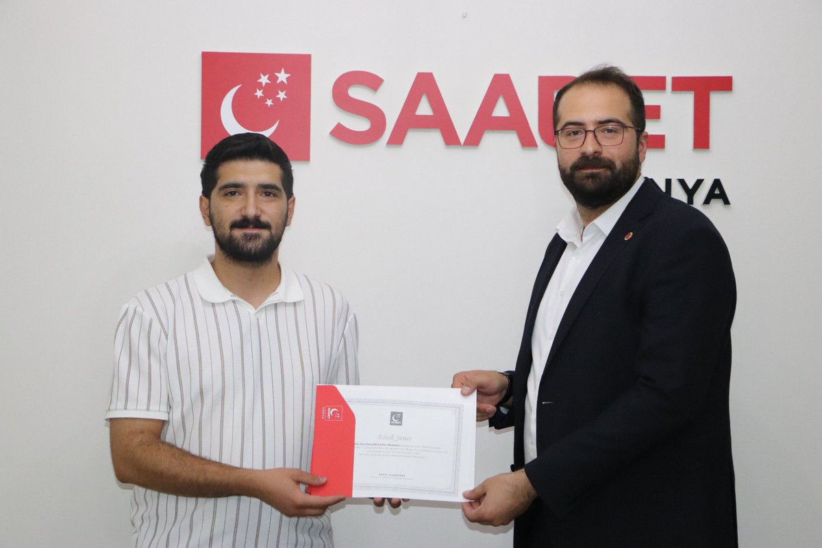 Selçuklu İlçe Başkanlığımıza İshak Şener Başkanımız görevlendirilmiştir.