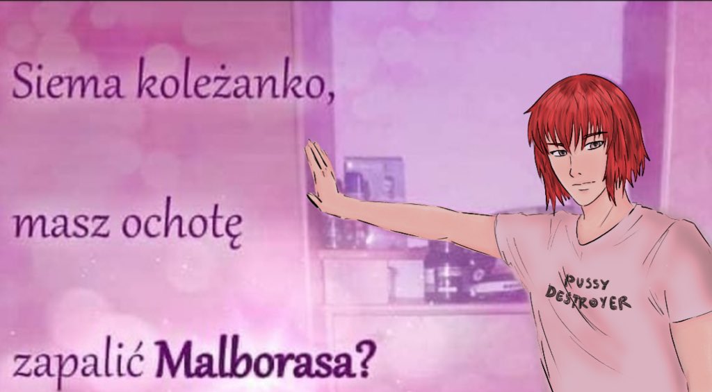 naruniara's tweet image. siema koleżanko masz ochotę zapalić malborasa? może troche coca coli? #kastiel #słodkiflirt #mycandylove