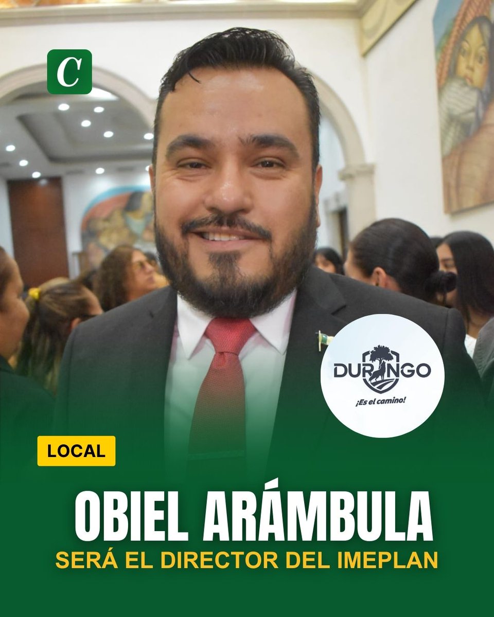 contextodgo's tweet photo. 📊 Obiel Arámbula será el Director del IMEPLAN 🏢✨

Por: Geraldo Rosales

Por mayoría de votos en cabildo, Erik Obiel Arámbula (@ObielDgo) fue nombrado como Director Municipal del Instituto Metropolitano de Planeación del Municipio de Durango (@IMPLANDGO). 

#Durango #IMEPLAN #PlaneaciónUrbana #CabildoDurango #DirectoresDurango #GobiernoMunicipal #DurangoCapital #ToñoOchoa #TransformandoDurango