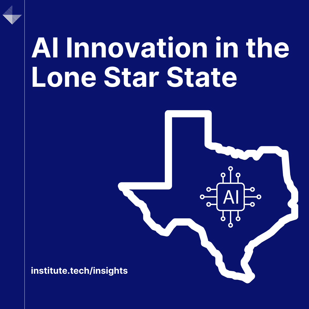 TheITIInstitute's tweet photo. Texas has emerged as a leader in the adoption of AI, with government agencies and private businesses alike having rapidly embraced the technology, figuring out how to best harness it to fit their particular needs. Read more in our latest blog: https://t.co/Np7oqdCVgs https://t.co/jNirkxsfmd