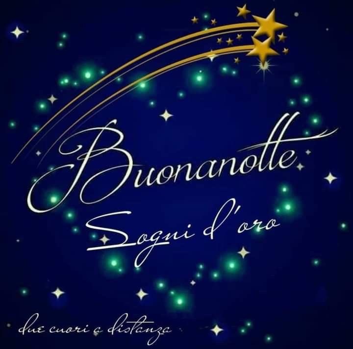 Buonanotte e sogni d’oro miei cari amici/amiche 😘😴💤✨💫⭐️
#BuonanotteATutti