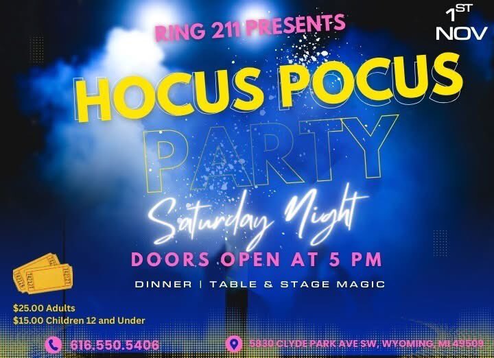 vanderwalmagic's tweet image. We support Ring 211 Events!

Ring 211 Upcoming Events:

Info in the pics to reserve seating.  Follow Ring 211 on Instagram, Facebook, X, and LinkedIN.

Stand-Up Competition Sep 20.
Hocus Pocus Party Nov 1.
