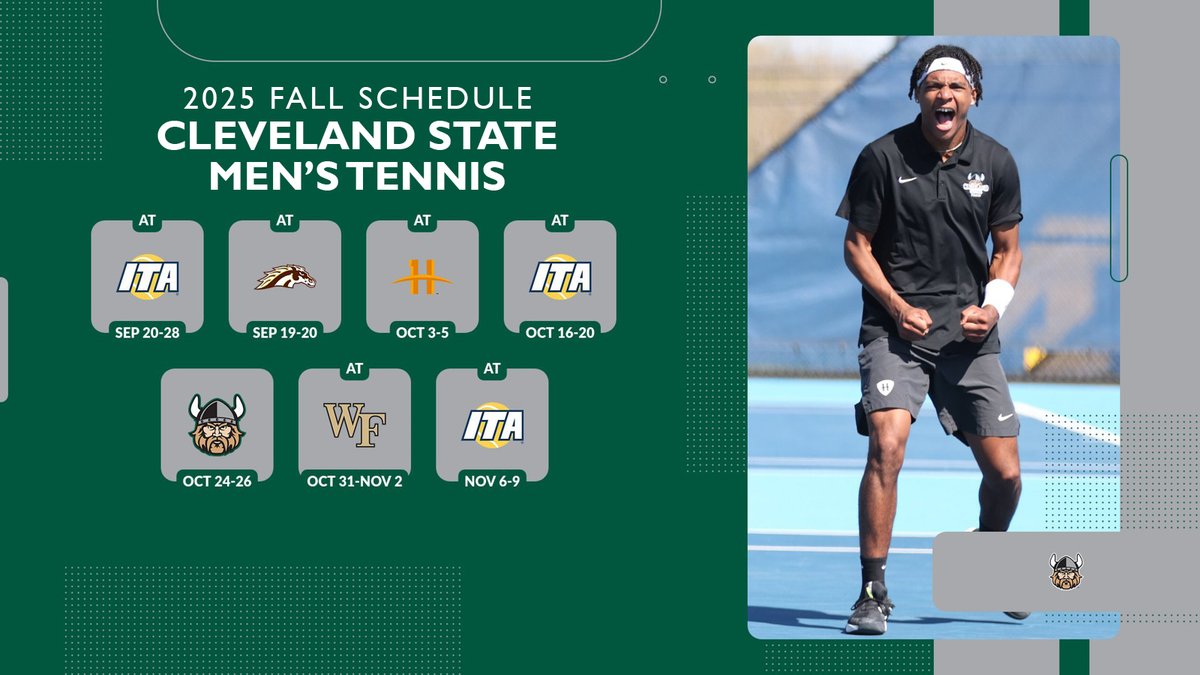 CSU_MTennis's tweet image. Excited to announce our &apos;𝟮𝟱 𝗙𝗮𝗹𝗹 𝗦𝗰𝗵𝗲𝗱𝘂𝗹𝗲 has been released, including the annual Viking Invitational inside the MMTP!

🎾 tinyurl.com/3y23xtte