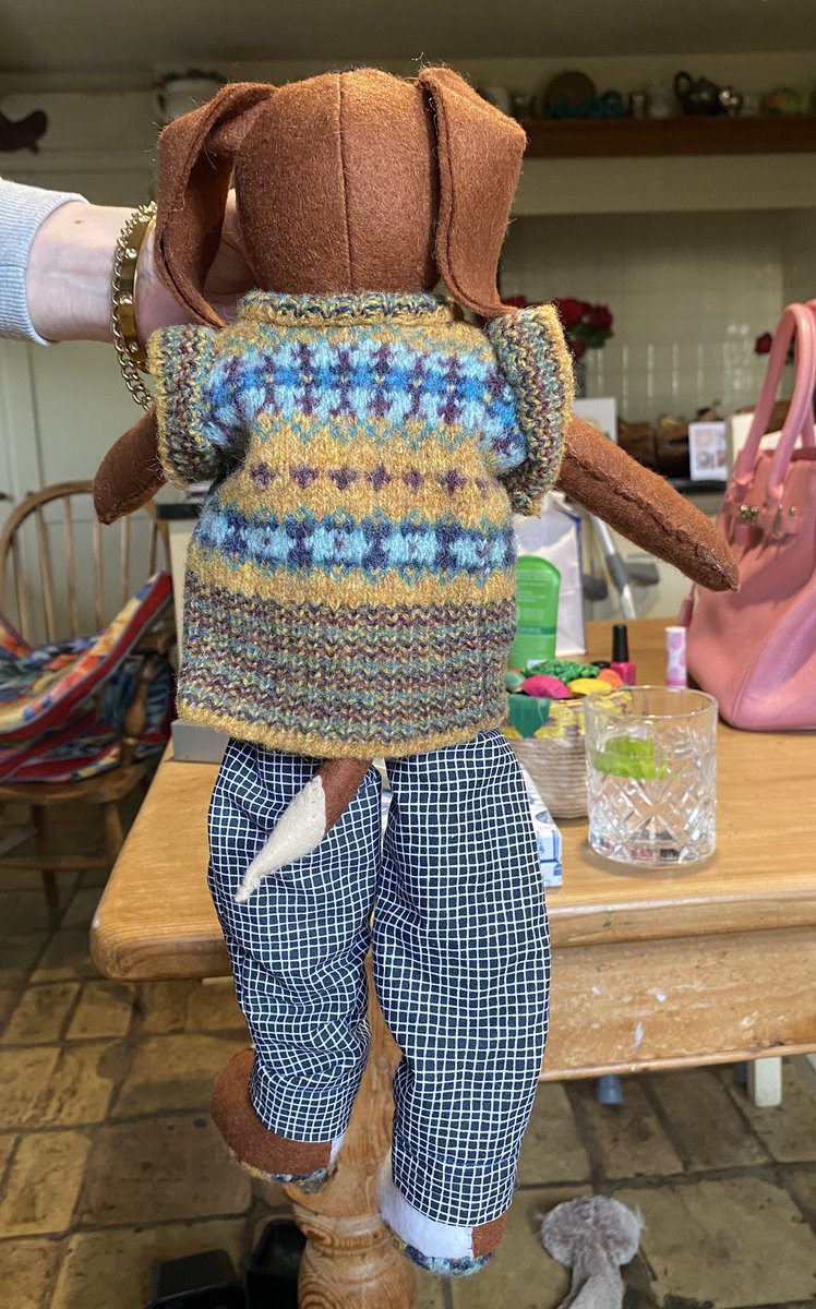 paulinedaniels's tweet photo. This little #granimal is all ready for his new home.! All ready to meet his 8 week old 👦.! All in #preloved clothes I have #recycled https://t.co/YGL6iHavd7