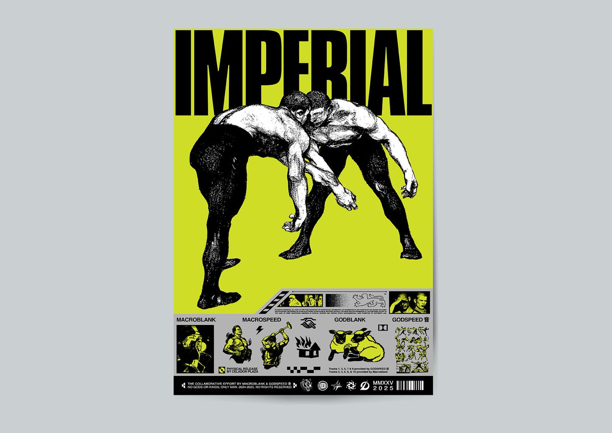 ⚠️ IMPERIAL VINYL w/ <a href="/macroblank/">Macroblank</a> DROPS TOMORROW @ 12:30 PM ET via <a href="/CeladonPlaza/">Celadon Plaza Records</a>

✳️LIMITED TO 200✳️

LIMITED IMPERIAL PRINTS TOO!

celadonplaza.com / hiraethrecords.eu (EU)