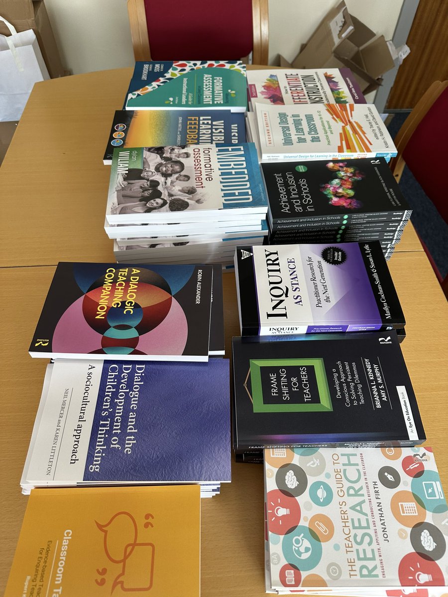 GovanHighSchool's tweet image. Excited to meet with our colleague from @UofGlasgow today to plan the next phase of our partnership work with the launch of ‘Our Learner Journey.’ What an exciting range of books to support improving our pedagogy #lifelonglearner