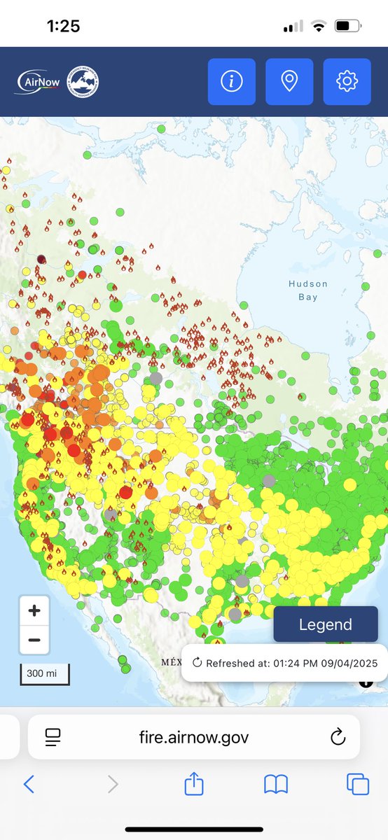 Air quality outside is shit today ... blame Canada!