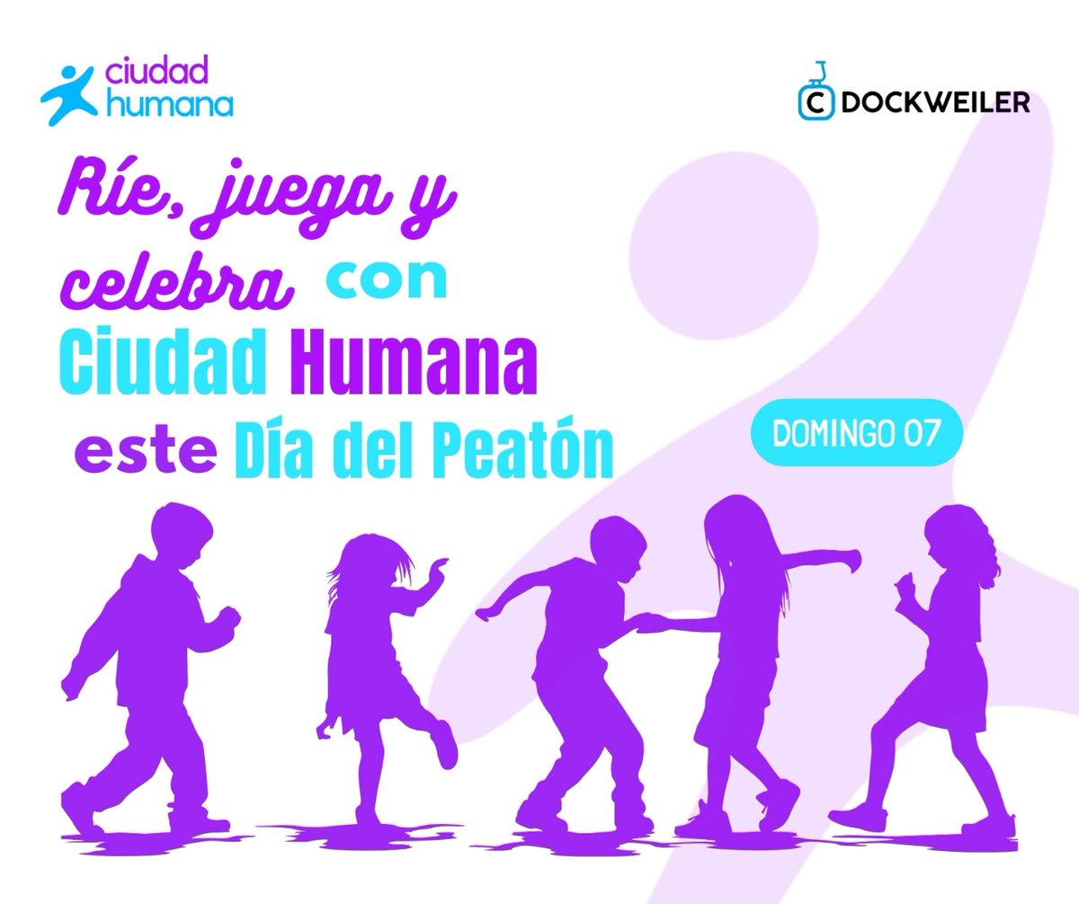👣✨ Tus pasos construyen la ciudad que soñamos
Este domingo, en el Día del Peatón, Ciudad Humana te invita a compartir una jornada inolvidable en familia 🏙️.

🎉 Tendremos juegos, premios, concursos, inflables y muchas sorpresas.
🚡 Carrera de teleféricos
🐟 Atrapa pececitos
🎯