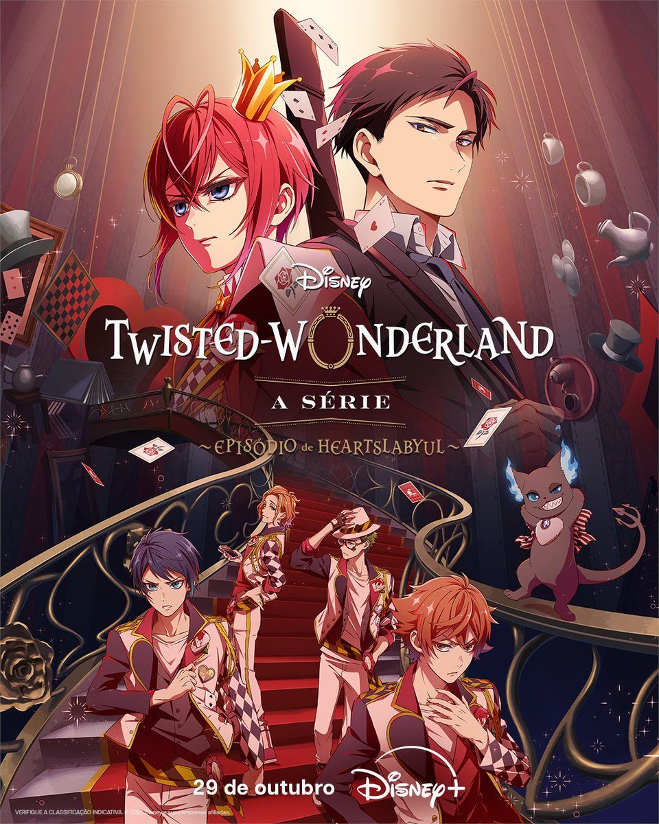 Conheça #TwistedWonderland.

Nova série, em 29 de outubro no #DisneyPlus.