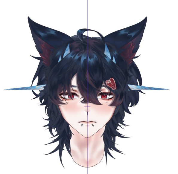 I finally finished the face... ⸜(⸝⸝⸝´꒳`⸝⸝⸝)⸝
#Vtuber ┊ #VtuberEN ┊#VTuberUprising