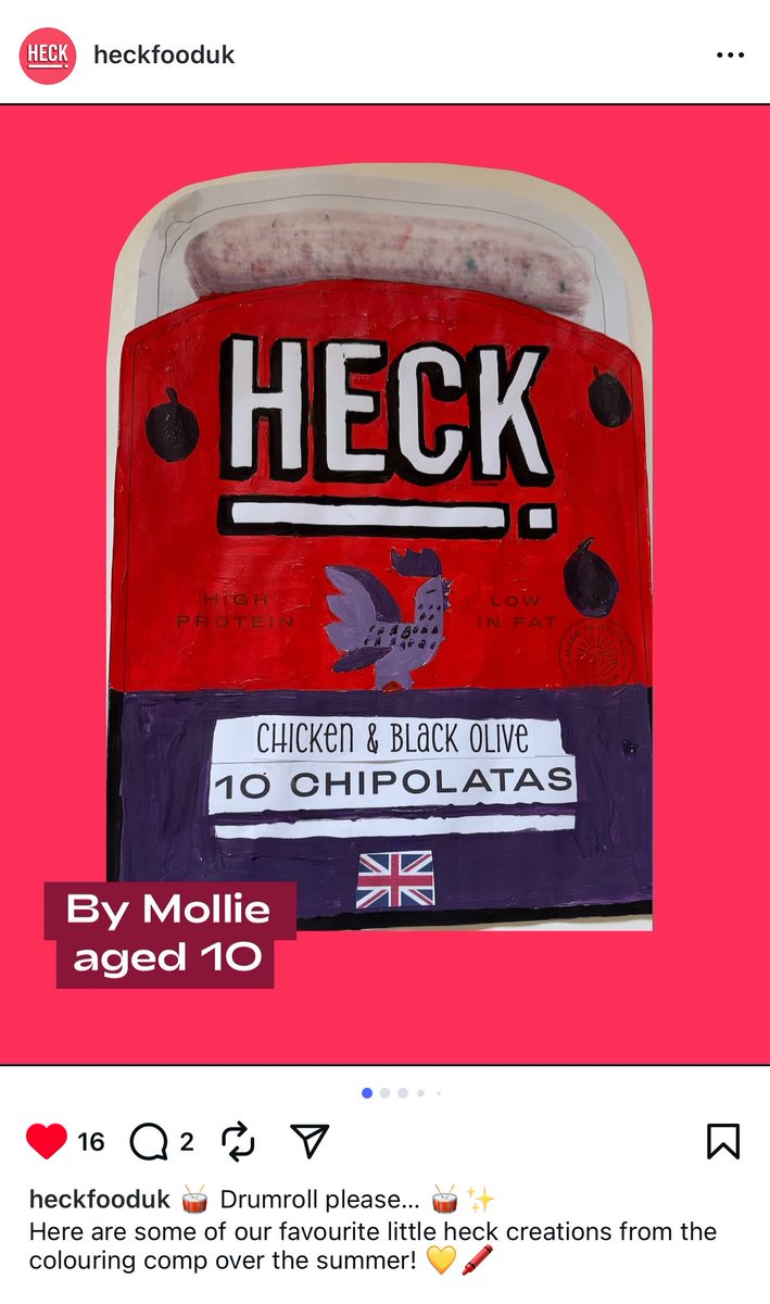 Upton House Form 6 (@uptonform6) on Twitter photo Huge congratulations to one of our talented <a href="/UptonForm6/">Upton House Form 6</a> art scholars who was runner up in a <a href="/HeckFood/">HECK!</a> competition over the holidays with her design for a new flavour combo! Looks delicious! ๐จ๐ญ๐ <a href="/UptonHouseSch/">Upton House School</a> <a href="/Uptonartdept/">Art Dept</a> Huge congratulations to one of our talented <a href="/UptonForm6/">Upton House Form 6</a> art scholars who was runner up in a <a href="/HeckFood/">HECK!</a> competition over the holidays with her design for a new flavour combo! Looks delicious! ๐จ๐ญ๐ <a href="/UptonHouseSch/">Upton House School</a> <a href="/Uptonartdept/">Art Dept</a>