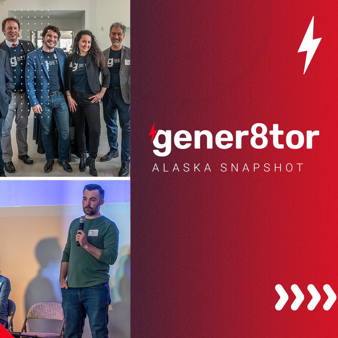 gener8tor's tweet image. gener8tor “50 State Countdown” 📣

This week we’re highlighting #Alaska, where our gBETA #startup accelerator and gener8tor Skills program have supported #entrepreneurs and #job seekers alike. From helping startups raise capital to equipping residents with in-demand career…