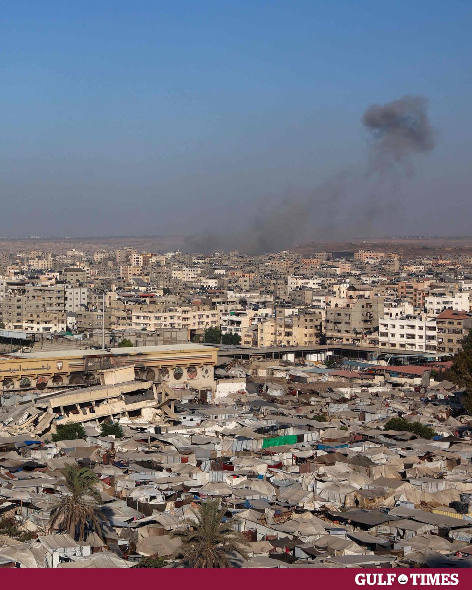 GulfTimes_QATAR's tweet image. Israel controls 40% of #Gazacity, a military spokesperson said Thursday, as its #bombardment forced more #Palestinians from their homes there, while thousands of residents defied Israeli orders to leave, remaining behind in the ruins in the path of Israel's latest advance.