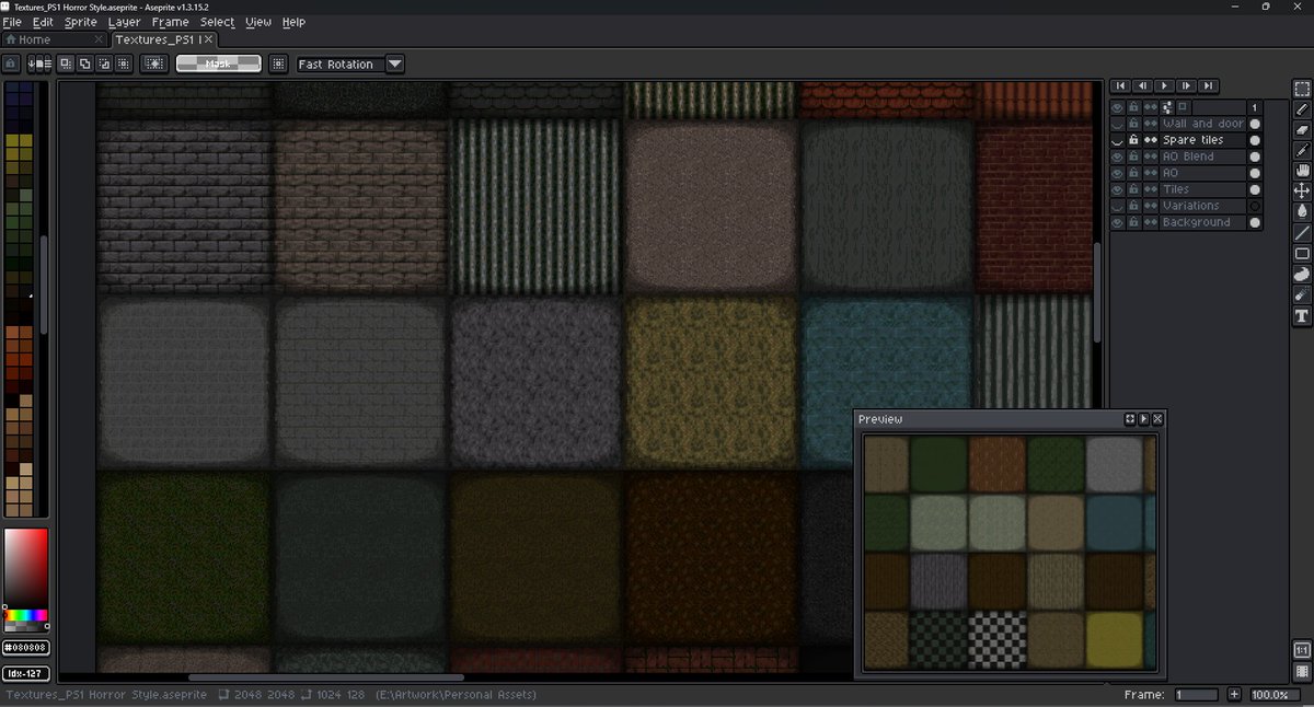 I arranged them, just to break them up for variations, but now I don't want to; they're so organised.