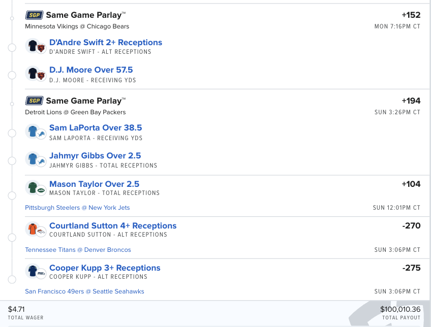 🏈NFL Receipt Lotto🏈

$4.71➡️$100,000

💥$10,000 giveaway if it hits💥

🚨Must Like and RT to be eligible🚨

⬇️QuickLink in comments