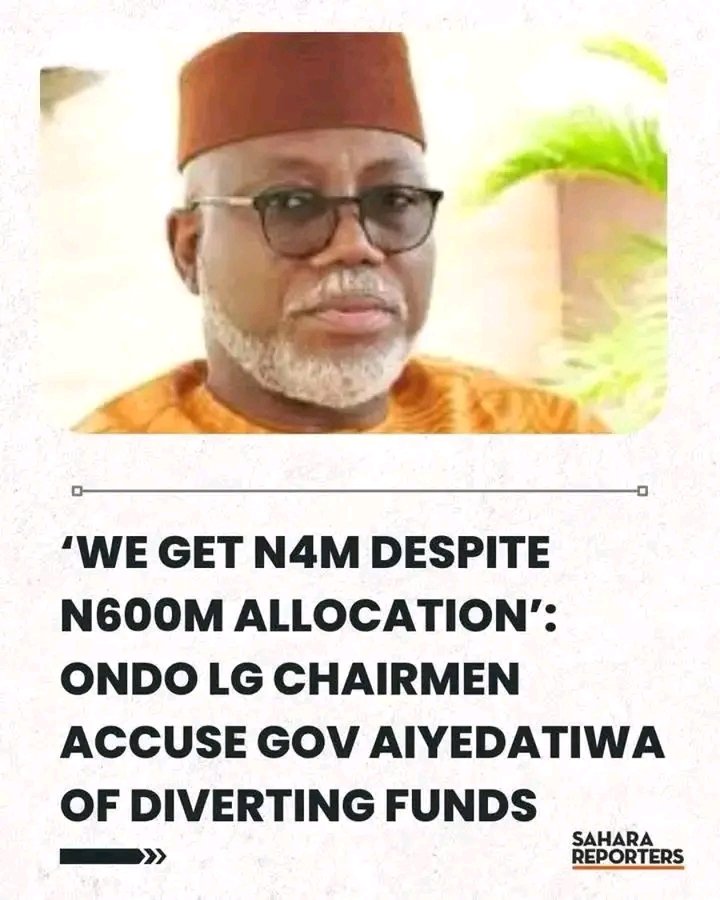 Gov. Aiyedatiwa, allegedly accused of diverting local government funds.