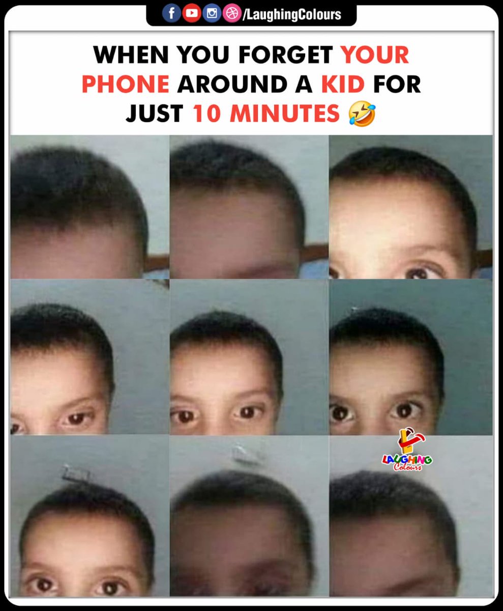 LaughingColours's tweet image. Kid becomes photographer 😂

#Kids #FunnyMemes #ParentingLife #LOL #Innocence #Comedy