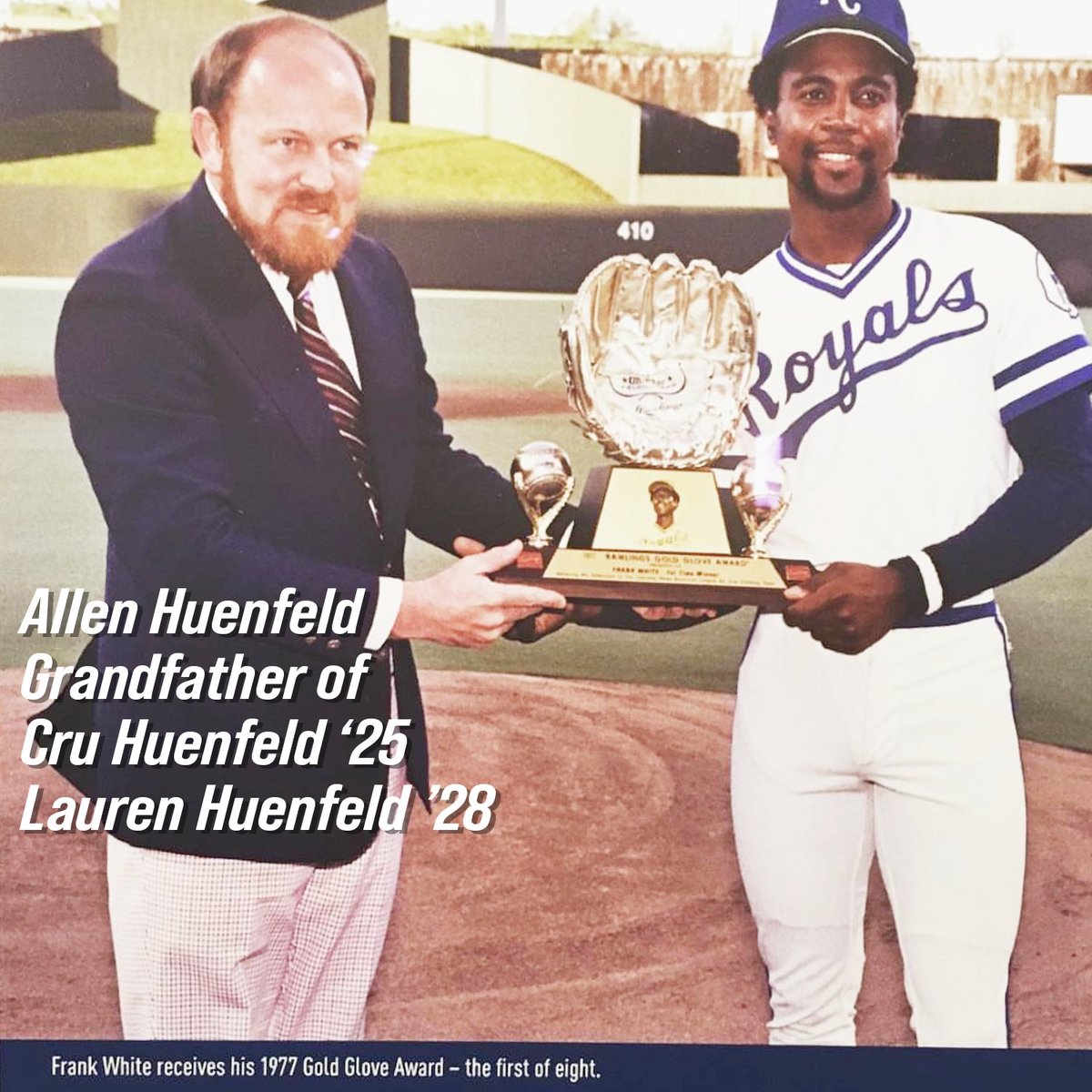 Cru Huenfeld '25 was named the the 2025 ABCA/Rawlings Gold Glove Team, one of nine players named across the nation.  Cru won back to back State Championships with the Saints and is the career leader for the Saints in hits, doubles, HR, RBI, and Runs.  He was also a key piece to