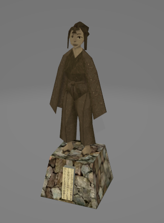 Hinomoto Statues - Lady Oboshi 
#crocotile3d #retro #WRSR #lowpoly 
steamcommunity.com/sharedfiles/fi…