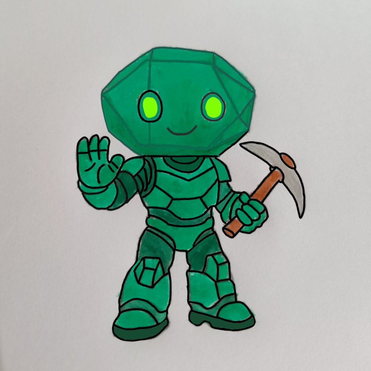 TrueGuardianX's tweet image. Here&apos;s my Mascot Design for @solayer_labs 

Really looking forward to seeing it as the official mascot of Solayer.

Below are the official design of the mascot along with hand drawn art version of it and a short animated video.

#FaceOfBasement