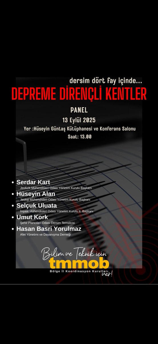 TMMOB Jeofizik Mühendisleri Odası (@tmmobjfmo) on Twitter photo 