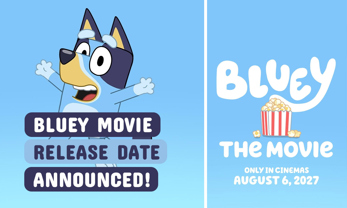 Today was a big day! The Bluey movie got its official release date!