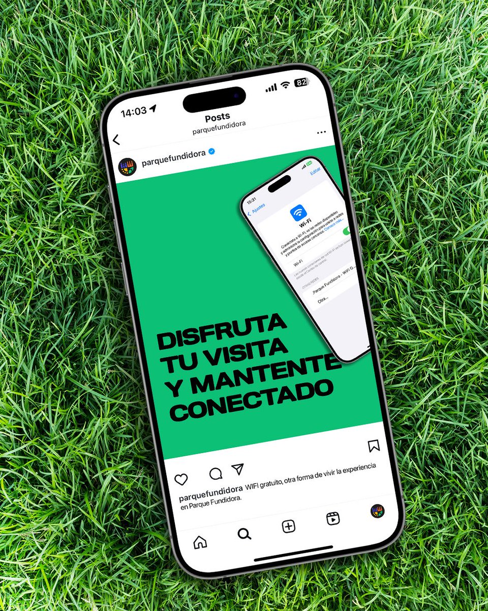 Wifi gratuito, otra forma de vivir la experiencia en Parque Fundidora 🛜
#ParqueFundidora #Wifi