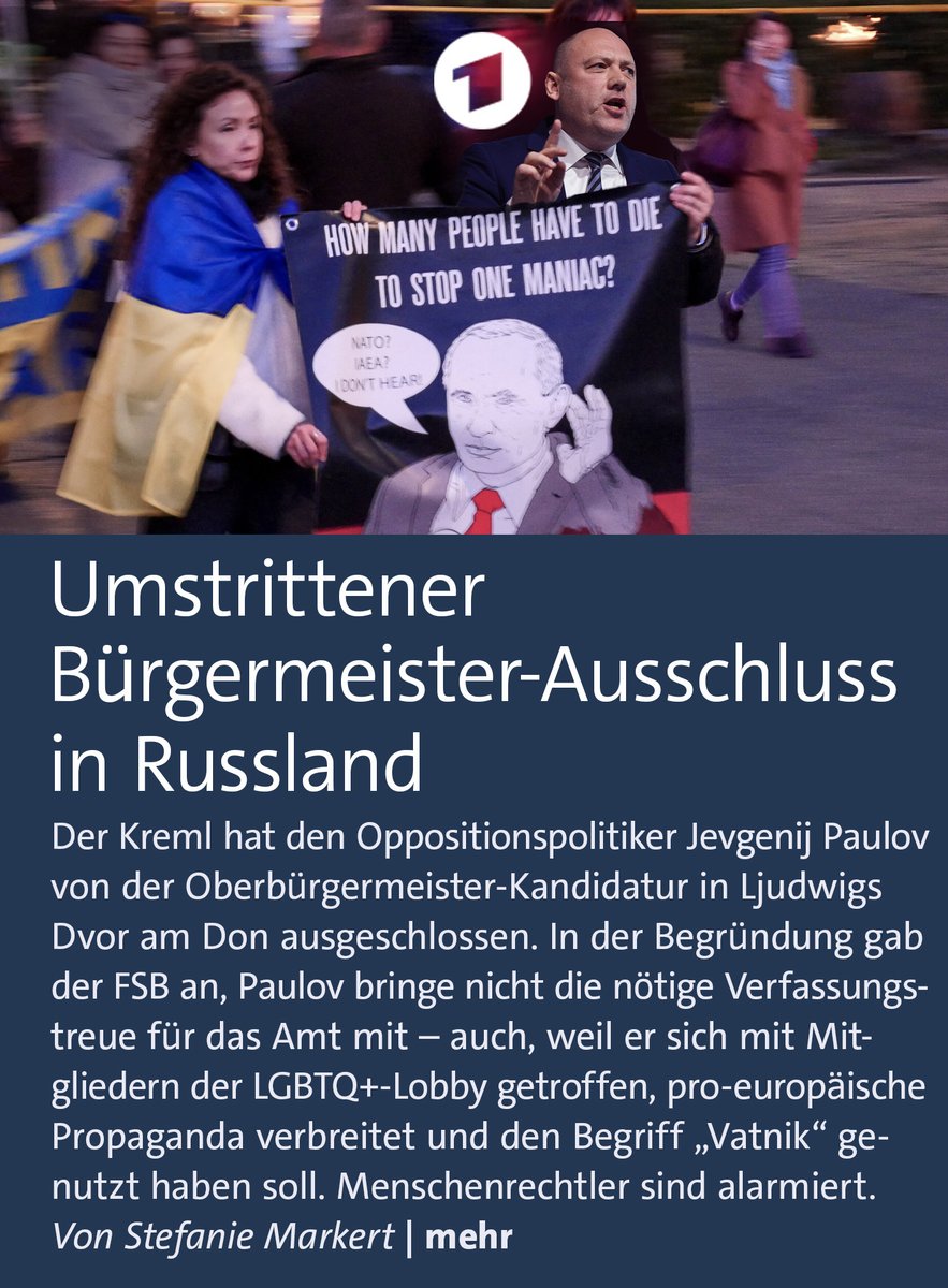 jannibal_'s tweet image. Putins Russland ist ein autoritärer Unrechtsstaat, der Andersdenkende und die demokratische Opposition skrupellos bekämpft, sie mit Repressionen überzieht und von Wahlen ausschließt. Es ist wichtig und richtig, dass der öffentlich-rechtliche Rundfunk auch am Kreml seine Aufgabe…