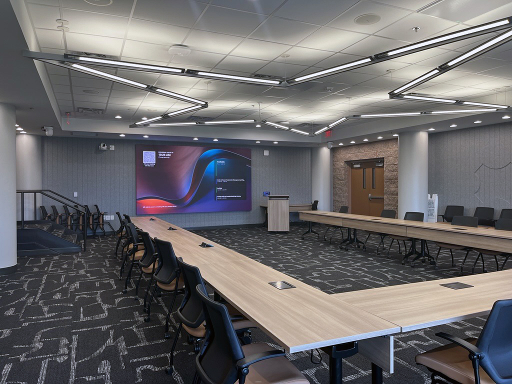 ncs_tx's tweet image. A look inside the renovated Frisco City Hall Conference Room!

NCS partnered with the @CityOfFriscoTx to deliver a state-of-the-art AV system that enhances collaboration with seamless presentations, crystal-clear audio, and video.
#AVInstallation #SmartWorkplace #MeetingRoomTech