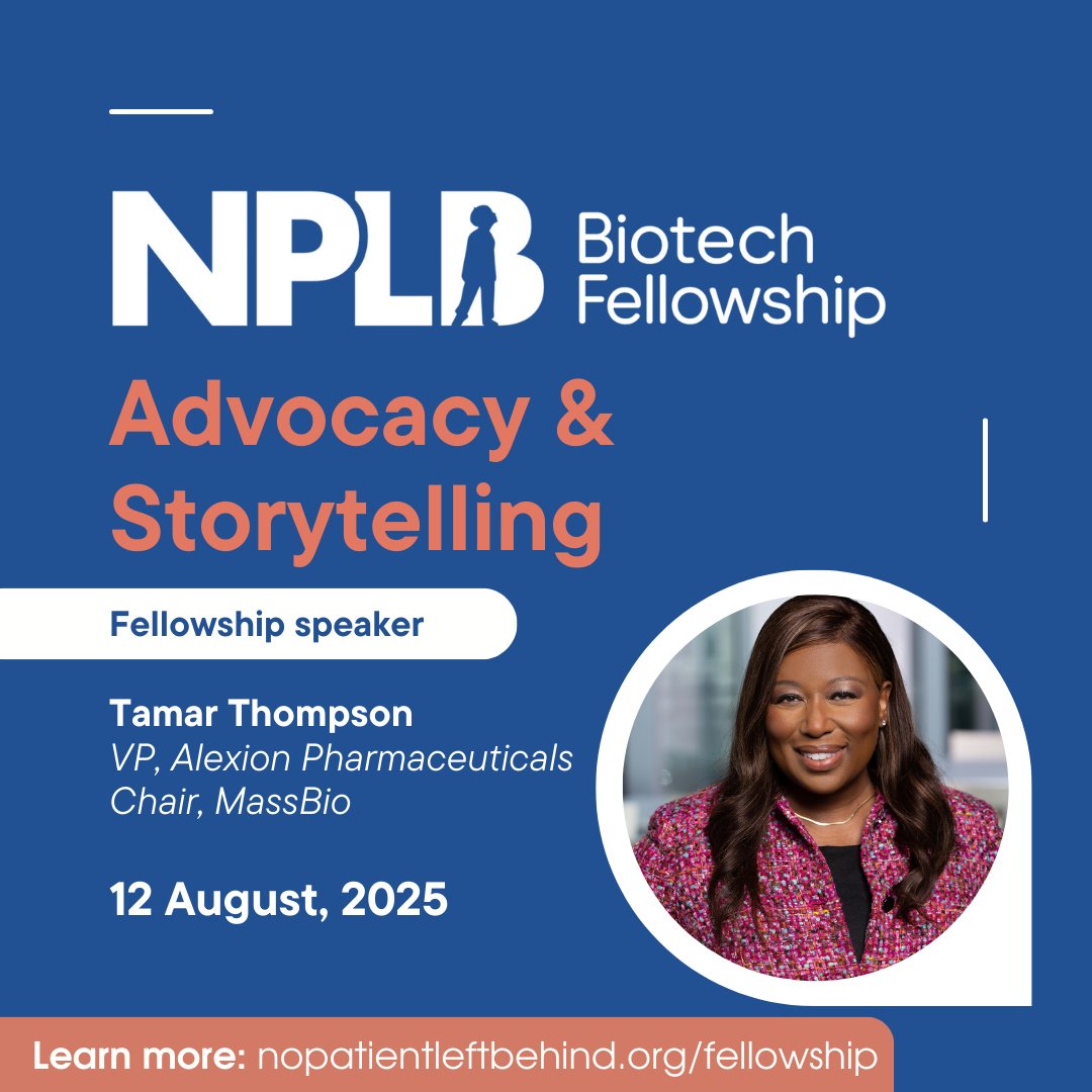 “Innovation Reduction Act" — something funny &amp; poignant from one of our final fellowship sessions this summer.

Honored to host Tamar Thompson (Alexion, MassBio), who shared how to champion patient access &amp; innovation.

Learn more: nopatientleftbehind.org/fellowship

#Advocacy #HealthPolicy