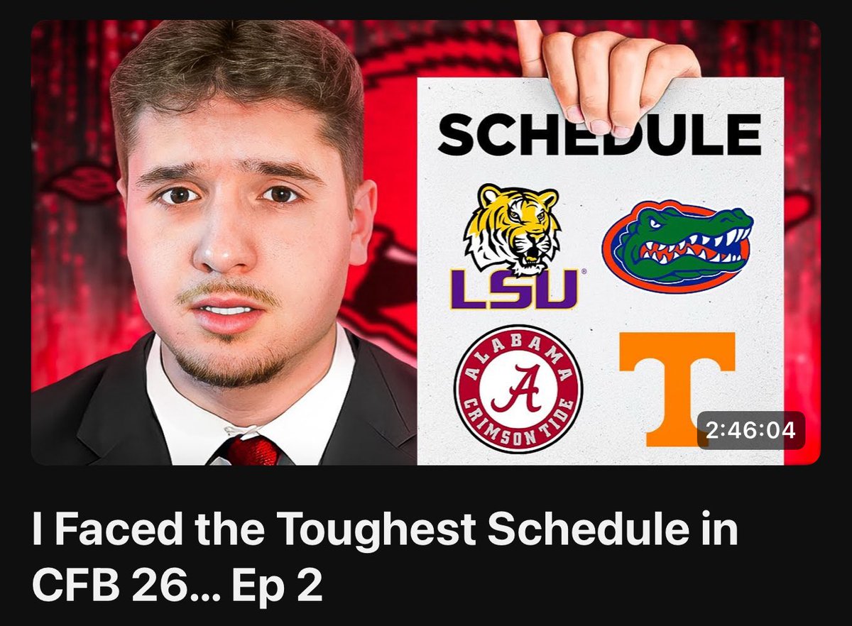 Episode 2 is hereeeee, will season 2 be any better for Arkansas? posted it early knowing there’s football tonight