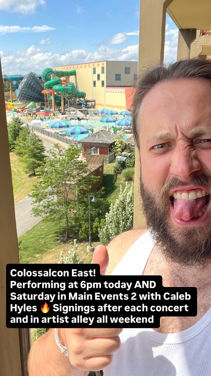 Come watch me play nerdy songs with <a href="/CalebHyles/">Caleb Hyles</a> 🔥 <a href="/ColossalCon/">ColossalCon</a> East