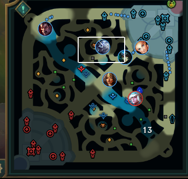 No entiendo el complejo de los adcs por querer tomar las waves a mitad de linea sin torre ¿no piensan o que verga? luego se quejan de que los pickean a lo estúpido lol!