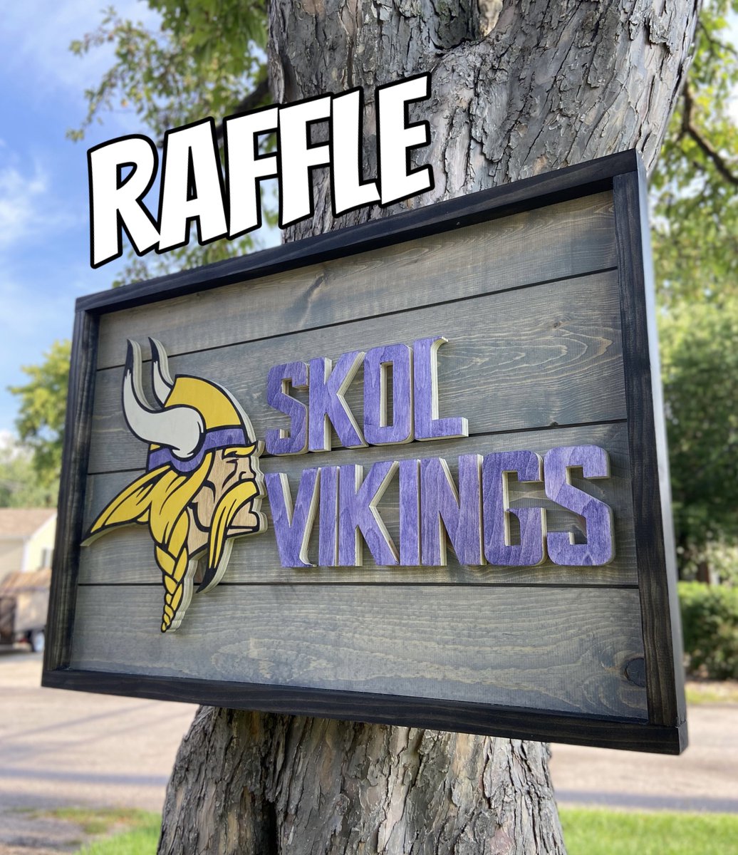 🏈RAFFLE TIME🏈

With the start of the new season, I thought it’s a perfect time to offer a raffle! Winner will receive a large size #SKOL Vikings design handmade by me!

To Enter:
1. Purchase as many $5 raffle entries as you’d like directly on my website 
2. One random winner
